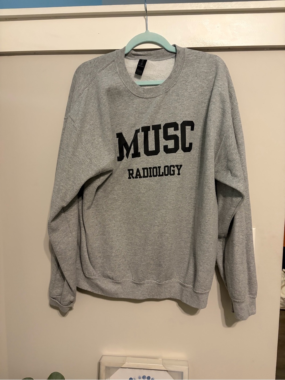Gildan Light Gray MUSC Radiology Crewneck Sweatshirt